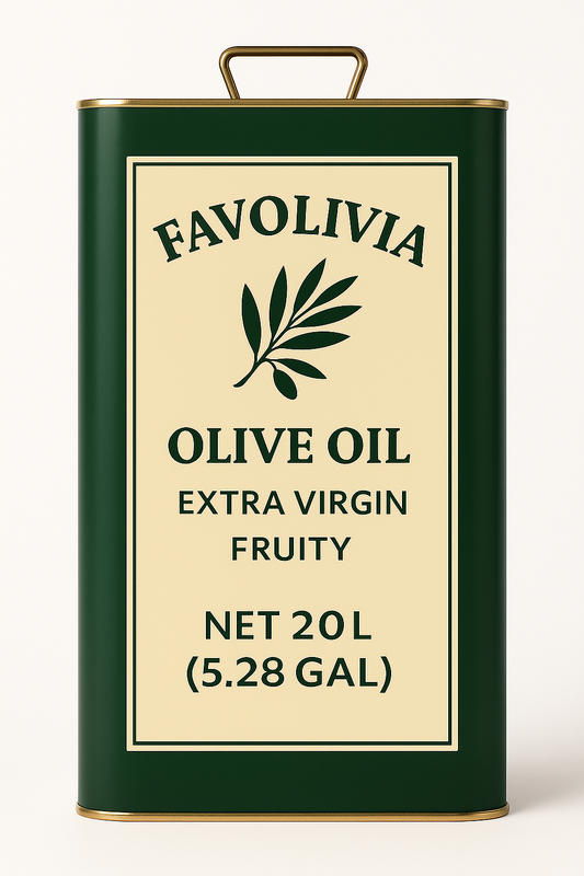 Favolivia Extra Virgin Fruity Olive Oil – Authentic Tunisian Quality - 20L